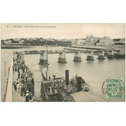 carte postale ancienne 17 ROYAN. Nouvelle Jetée-Débarcadère 1907