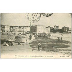 carte postale ancienne 17 ROYAN. Pontaillac. La Restauration 1918 (pli coin droit)...