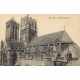 9 cpa 14 CAEN. Marché, Eglise et Tour St-Jean et St Pierre St Etienne St-Michel Vaucelle, Lycée Malherbe,