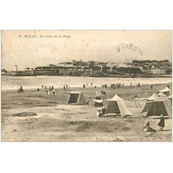 carte postale ancienne 17 ROYAN. Un Coin de Plage 1930