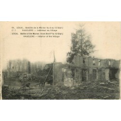 Promotion 2 cpa 51 VAUCLERC. Village détruit au Bord de la Mare 1917