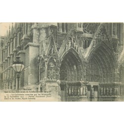 Promotion 2 cpa 51 REIMS. La Cathédrale incendiée 1916
