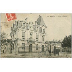 carte postale ancienne 17 SAINTES. Caisse d'Epargne 1909