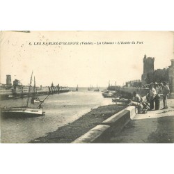 Promotion 2 cpa 85 LES SABLES-D'OLONNE. Chaume entrée du Port et Lac Tanchet 1925