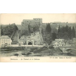 Promotion 2 cpa Belgique BOUILLON. Le Tunnel et le Château