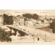 Promotion 4 cpa 17 SAINTES. La Charente. Bibliothèque et Pont avec Caserne Bremont d'Ars