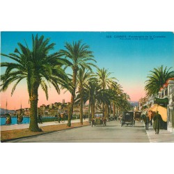 Promotion 2 cpa 06 CANNES. Promenade de la Croisette et Croix des gardes