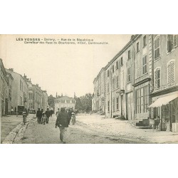 88 DARNEY. Rue République carrefour rues Bourbonne, Vittel et Contrexéville 1918