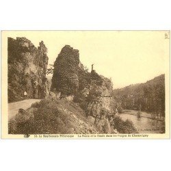 carte postale ancienne 03 CHOUVIGNY. Route Gorges de la Sioule
