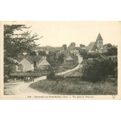 18 OUROUËR-LES-BOURDELINS. Attelage et Paysans