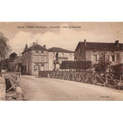52 DONJEUX. Place du Monument et Grands Economats Français sur Grande-Rue 1936