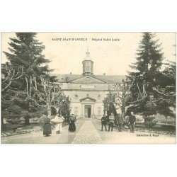 carte postale ancienne 17 SAINT-JEAN-D'ANGELY. Hôpital Saint-Louis 1918