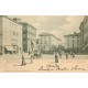 LIVORNO. Piazza Cavour col monumento omonimo verso 1900...