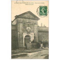 17 SAINT-MARTIN-DE-RE. Entrée de la Citadelle. Dépôt des Forçats 1914