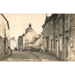45 BOU. La Poste et la Mairie 1952