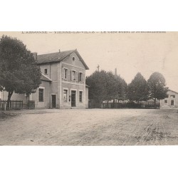 51 VIENNE-LA-VILLE. La Gare avant le bombardement 1915