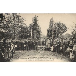 93 LE BLANC-MESNIL. Réception des Sociétés Musicales au Square de la Cité-Jardin
