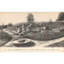 Superbe lot 3 cpa 60 CHAMPLIEU. Ruines Temple, Bains et Théâtre