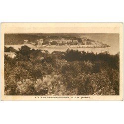 carte postale ancienne 17 SAINT-PALAIS-SUR-MER. Vue générale 1950 (timbre absent)...