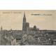 Superbe lot 4 cpa 67 STRASBOURG. Pont Rhin, la Gare, Maison Kammerzell et Cathédrale