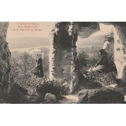 95 HAUTE-ISLE. Seine et Donjon de la Roche-Guyon vue du Pigeonnier du Boileau animation