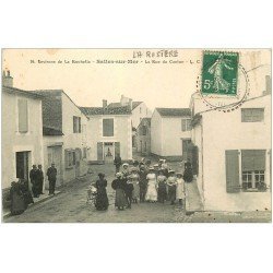17 SALLES-SUR-MER. La Rosière Rue du Canton 1911