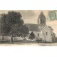 2 superbes cpa 78 MONTCHAUVET. L'Eglise et le Pont animation vers 1907