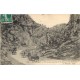 83 OLLIOULES. Les Gorges, passage de la diligence du Beausset 1908