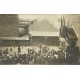 Superbe Photo Cpa PARIS. Cérémonie remise de prix dans une Cour d'Ecole 1906 lieu à identifier...