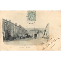 88 CHÂTENOIS. Attelages et commerces rue Neuve 1905