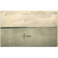 carte postale ancienne 18 ARGENT. Etang du Puits 1919