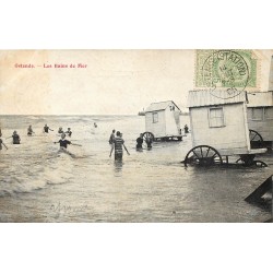 Belgique OSTENDE OOSTENDE. Cabines pour les Bains de Mer 1905