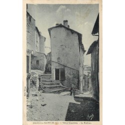 04 DIGNE. Vieux Quartiers le Rochas personnage assis 1923...