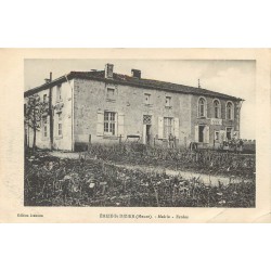 55 ERIZE-SAINT DIZIER. Mairie Ecoles avec militaires