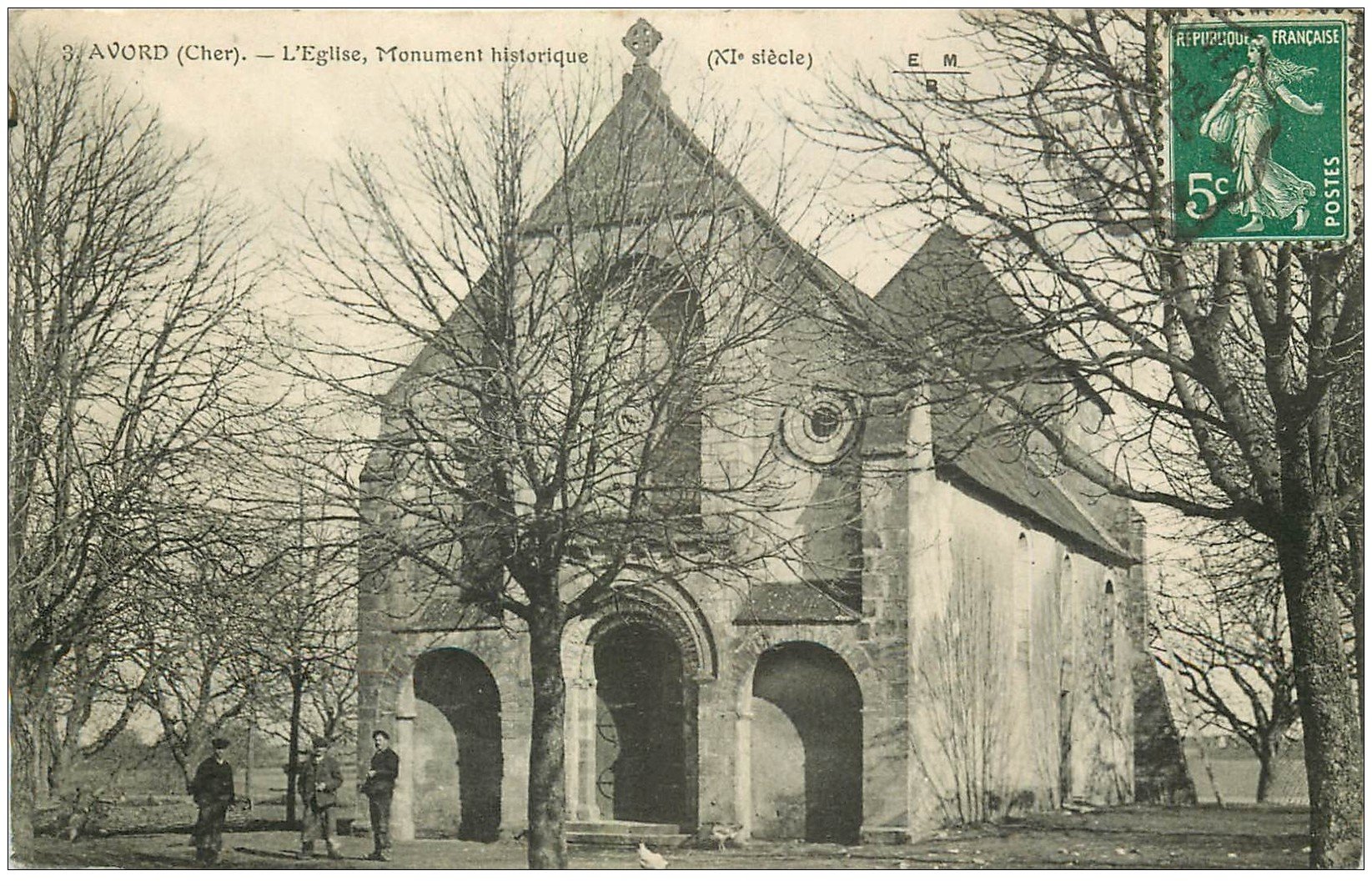 18 AVORD. L'Eglise 1912