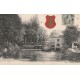 55 VERDUN. Les Chutes d'eau des Grands Moulins Couten 1905 armoiries de la Ville...