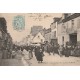 50 PONTORSON. Hôtel de Bretagne sur Grande Rue Jour de Marché 1906