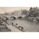 50 PONTORSON. Lavandières près du Pont sur le Couesnon