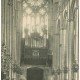 carte postale ancienne 18 BOURGES. Cathédrale. Les Grandes Orgues et Rosace