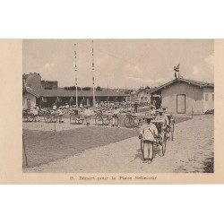 69 LYON. Service Municipal des Rickshas chinois. Départ pour la Place Bellecour