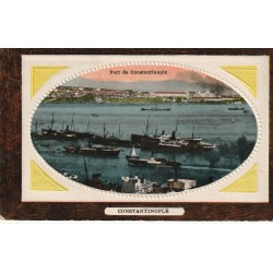 TURQUIE. Navires dans le Port de Constantinople