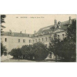 carte postale ancienne 18 BOURGES. Collège de Jeubnes Filles 1915