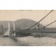07 BEAUCHASTEL. Animation sur le Pont suspendu 1906