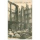 carte postale ancienne 18 BOURGES. Incendie 1928. Galeries rue Coursarlon avec personnages