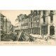 carte postale ancienne 18 BOURGES. Incendie 1928. Immeubles incendiés Rue Moyenne
