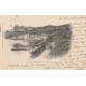 83 ILE DE PORT CROS. Le vieux Port avec promeneurs 1901