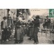 régions L'AUVERGNE. La Bourrée avec musicien 1910