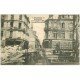 carte postale ancienne 18 BOURGES. Incendie 1928. Photographe Rue Coursarlon et annexe Albrun