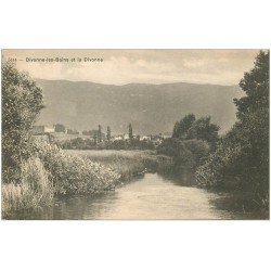 carte postale ancienne 01 Divonne-les-Bains et la Rivière la Divonne 1918