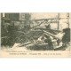 carte postale ancienne 18 BOURGES. Incendie 1928. Un coin des Galeries
